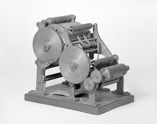 Patent Model of a Sheet-delivering Apparatus for Printing Machines