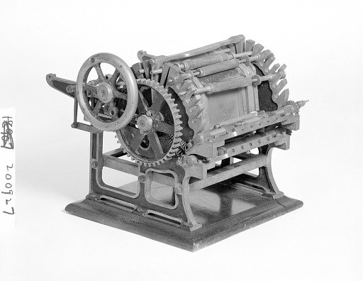 Patent Model of a Rotary Lithographic or Type Press