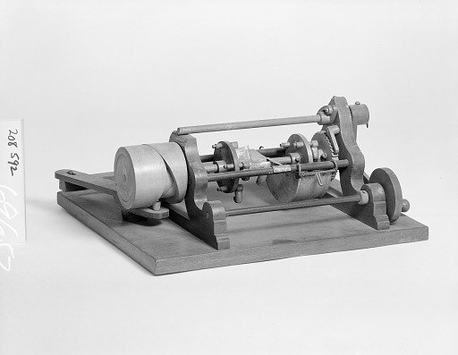 Patent Model of an Ink-feeding Device for a Paper-ruling Machine