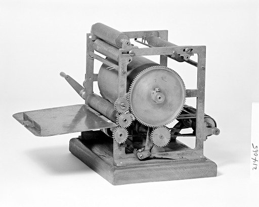 Patent Model of a Sheet-reversing Apparatus for Printing Machines