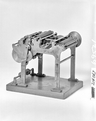 Patent Model of a Sheet-delivery Apparatus for Web Presses