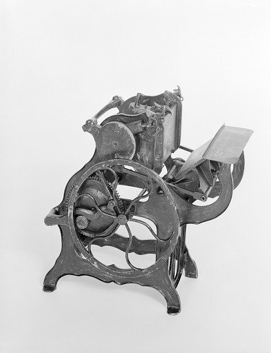 Patent Model of a Platen Printing Press