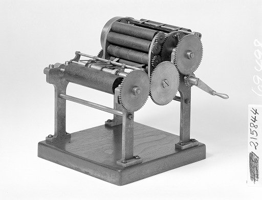 Patent Model of a Sheet-delivery Apparatus for Web Presses
