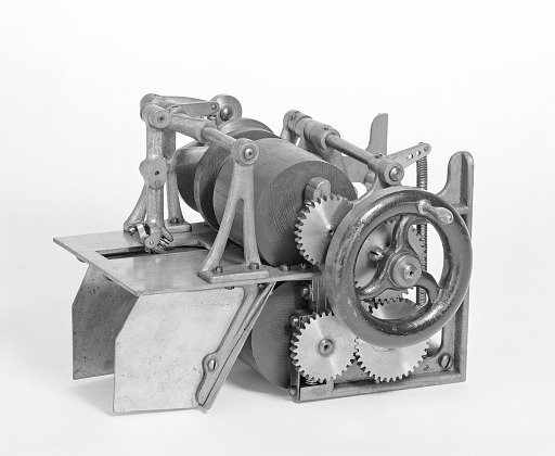 Patent Model for a Postmarking and Cancelling Machine