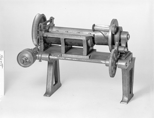 Patent Model of a Mechanism for Trimming Stereotype Plates