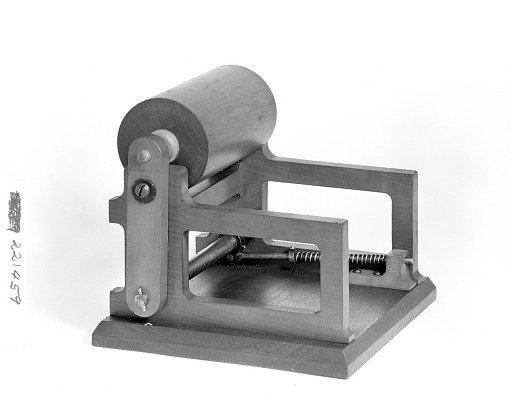 Patent Model of a Flatbed Cylinder Printing Press