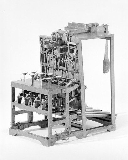 Patent Model of a Type-distributing Machine