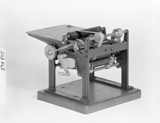 Patent Model of a Sheet-delivery Apparatus for Web Presses