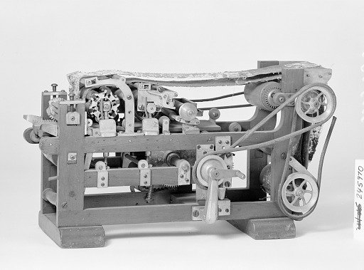 Patent Model of a Copper Plate Press