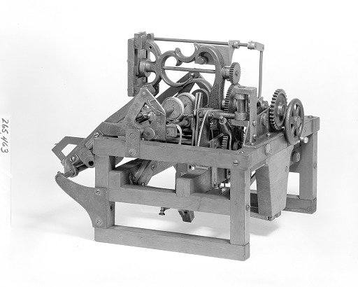 Patent Model of a Book-stitching Machine