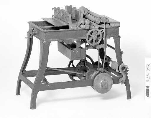 Patent Model of a Bookbinding Machine