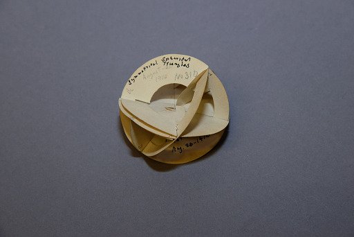Geometric Model by A. Harry Wheeler, Symmetrical Spherical Triangles