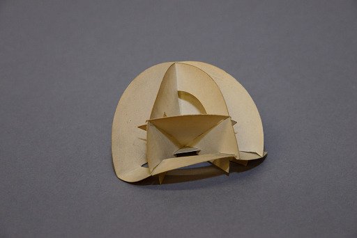 Geometric Model by A. Harry Wheeler, Two Polar Spherical Triangles