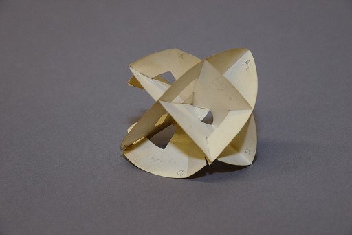 Geometric Model by A. Harry Wheeler, Intersecting Polar Spherical Triangles