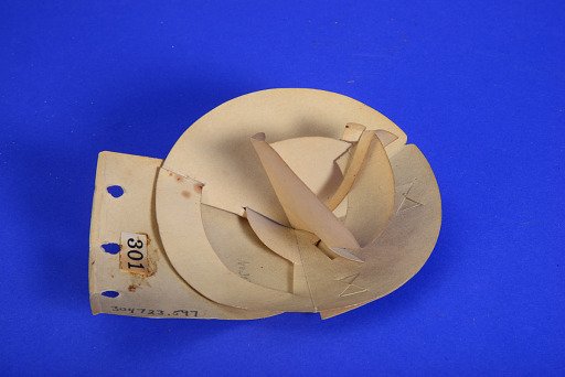Geometric Model by A. Harry Wheeler, Collapsible Spherical Polar Triangle