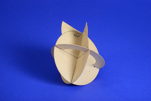 Geometric Model by A. Harry Wheeler, Measurment of a Spherical Angle