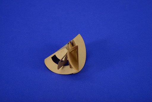 Geometric Model by A. Harry Wheeler, Spherical Polar Triangles in Opposite Hemispheres