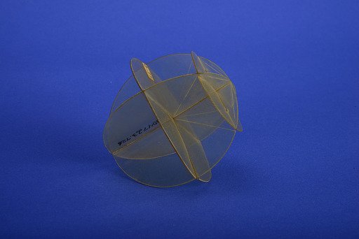 Geometric Model by A. Harry Wheeler, Sphere Cut by a Plane