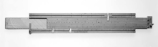 Patent Model for Estimator Slide Rule Invented by Fredric Maurice Stapff