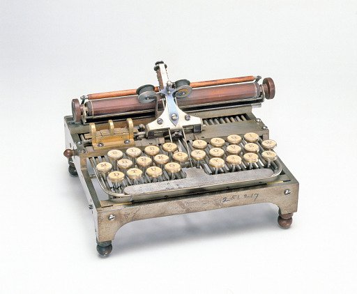 Lucien S. Crandall Typewriter Patent Model
