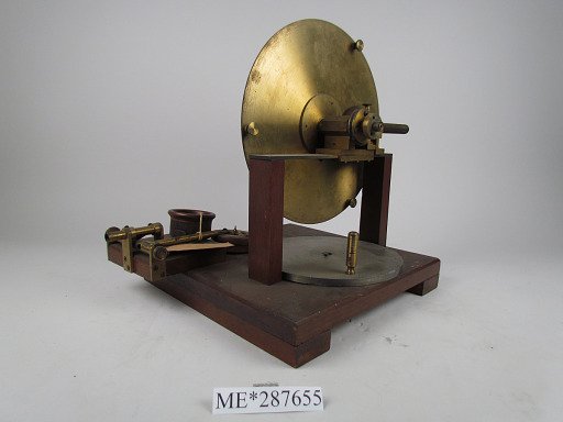 Phonograph and Experimental Sound Recording, Wax Disc on Binder’s Board