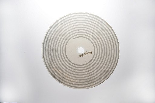 Volta Laboratory Experimental Sound Recording, Glass Disc