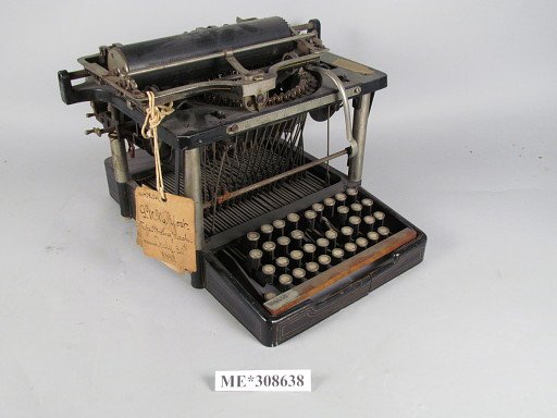 George W. N. Yost Typewriter Patent Model