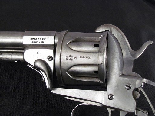 Prosper Polain Patent Model, Pinfire Revolver