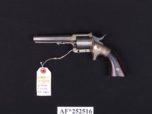 R. White's Patent Model Revolver with Hinged Barrel