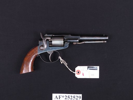 Percussion Revolver Patent Model, T. Bailey