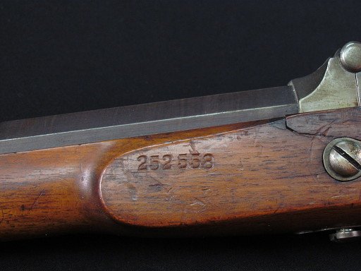 J.H. Wichman Patent Model for Breechloading Percussion Rifle with Folding Bayonet