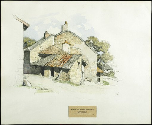 Billeting Village Near Neufchateau, Farm Building