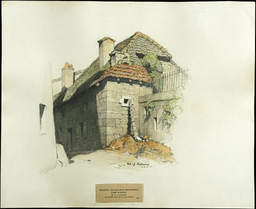 Billeting Village Near Neufchateau, Farm Building