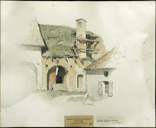 Billeting Village Near Neufchateau, Farm Building