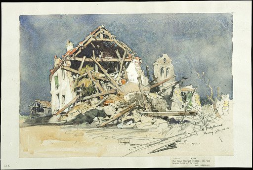 The Road through Fossoy. (On the German line of Retreat)