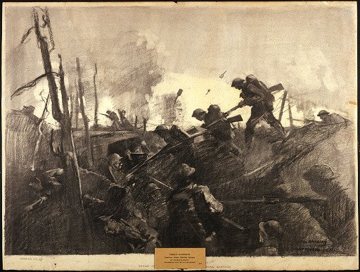 Verdun Offensive, American Troops Following Barrage