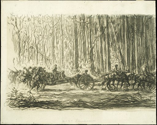 American Artillery Relieved at Deumx After Days of Hard Fighting