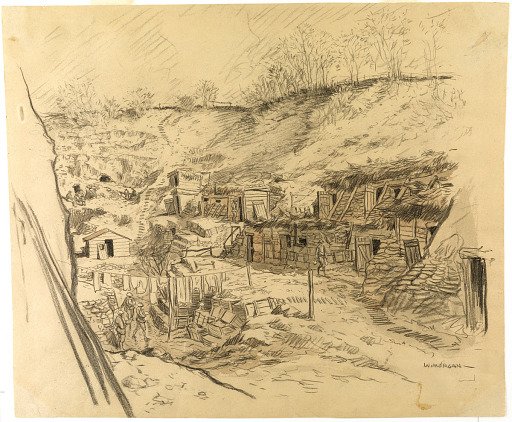 Dugouts in an Old Quarry