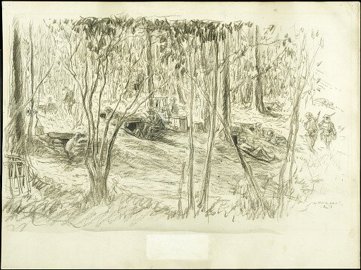 Dugouts of the 5th Marines