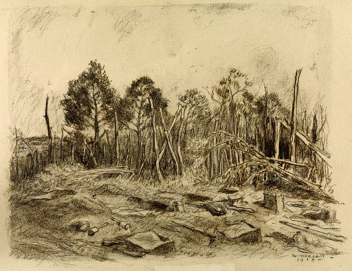 German Machine Gun Position