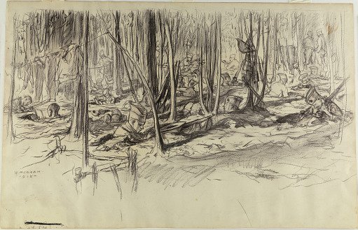 Men of the 5th Marines in Reserve