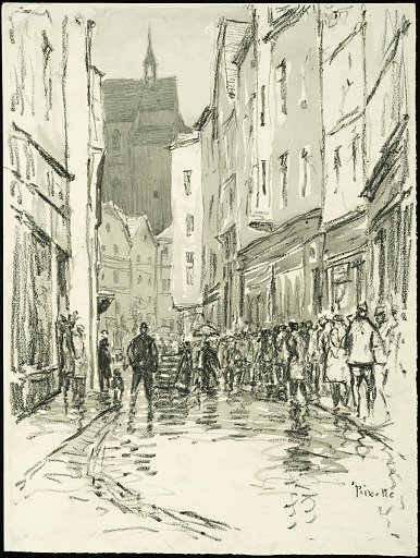Lining up Before the Commissary, Cochem