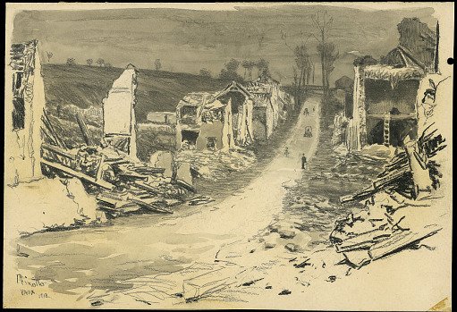 What Remains of Vaux, 1918