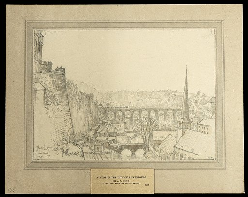A View in the City of Luxembourg