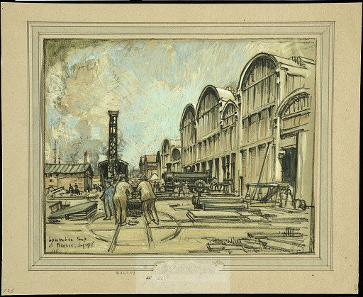 American Locomotive Shop at Nevers