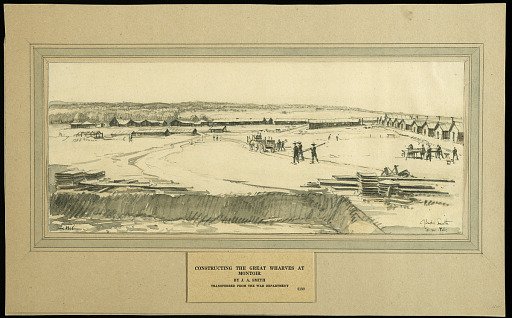 Constructing the Great Wharves at Montoir