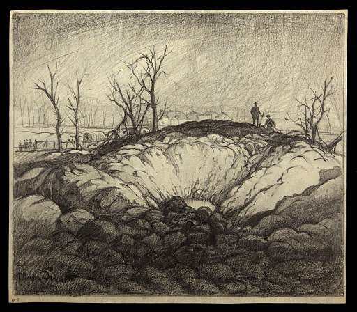 In the Trail of the Retreating Germans