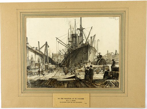 On the Wharves at St. Nazaire