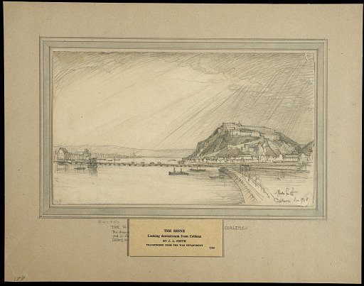 The Rhine Looking Down Stream from Coblenz