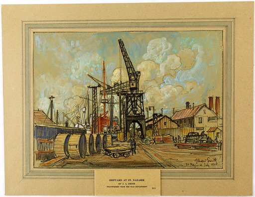 Shipyard at St. Nazaire